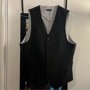 Men's Black Vest by Stafford Essentials